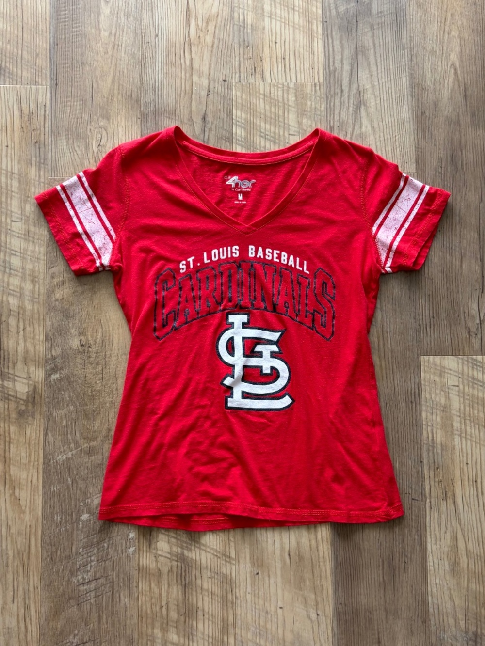 4Her by Carl Banks St. Louis Cardinals women's V-neck T-shirt